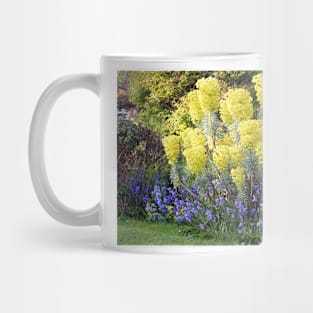 Yellow Spurge and Bluebells Mug